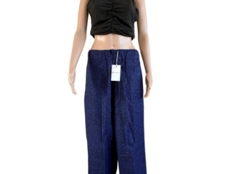 Dark Blue Palazzo (Wide Leg Trouser)