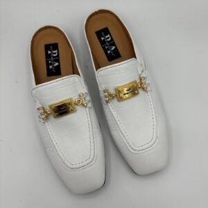 White Palm Slippers for Men