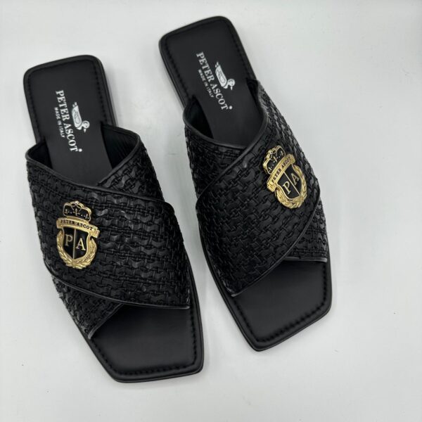 Men's Palm Slippers  - Black