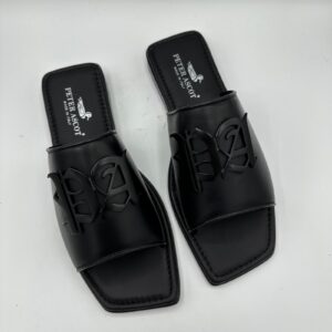 Men's Palm Slippers  - Black