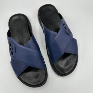Blue Men's Palm Slippers
