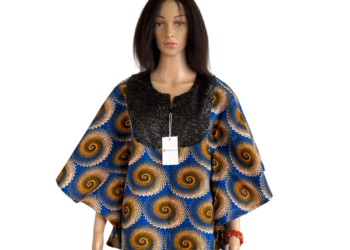 Java Wax Print Free Bubu Blouse