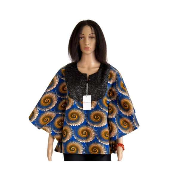 Java Wax Print Free Bubu Blouse