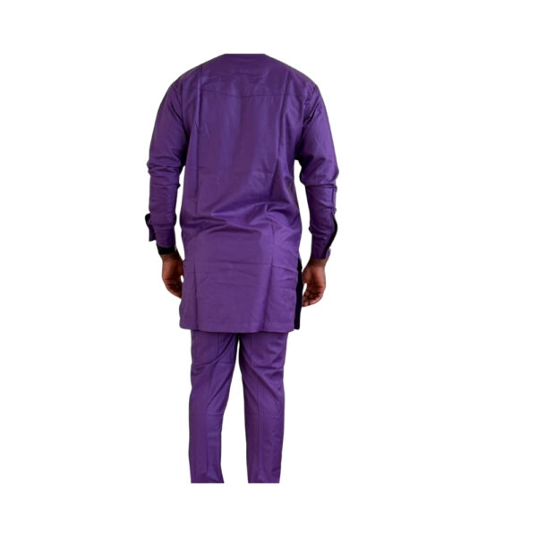 Purple Senator Long Jalabiya Suit - Image 2