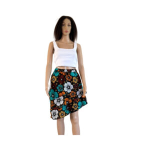 Multicolour Wax Print Skirt