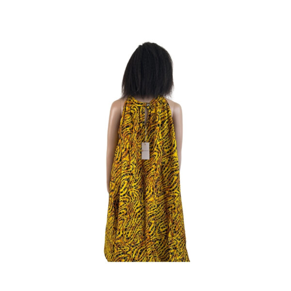 Yellow Free Gown (Wax Print) - Image 2