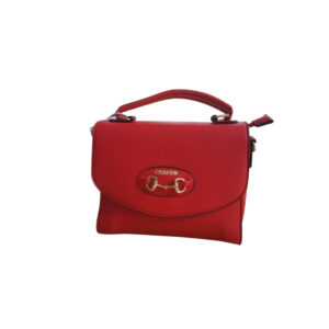 Real Italian Red Leather Bag