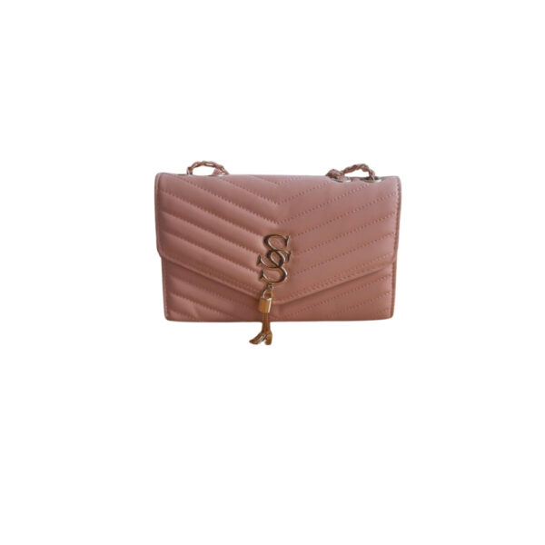 Real Italian Pink Leather Bag