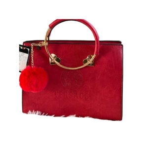 Red Italian-Made Versace Bag