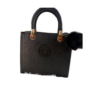 Black Italian-Made Versace Bag