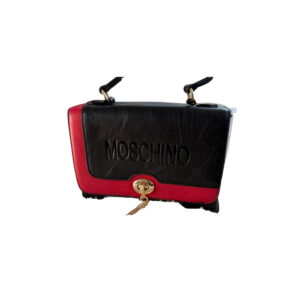 Red and Black Italian-Made Moschino Bag