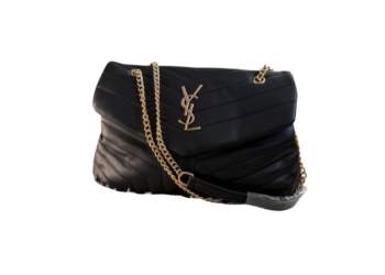 Black Italian-Made YSL Bag