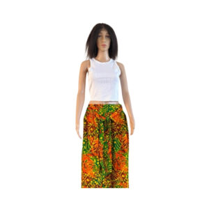 Green and Orange Skirt