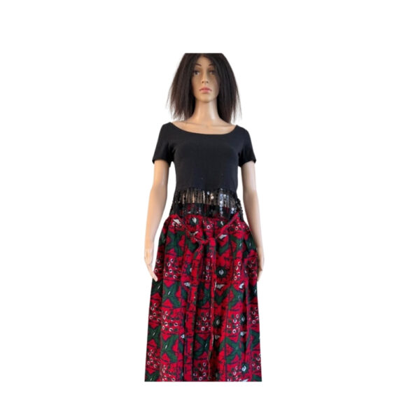 Red and Green Skirt