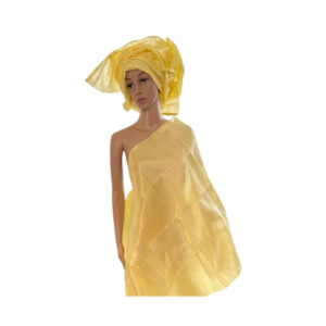 2-Piece Yellow Aso-Oke