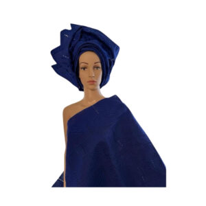 Plein Blue 2-Piece Aso-Oke