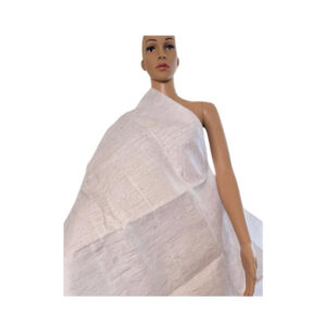 Single white Aso-oke (headtie)