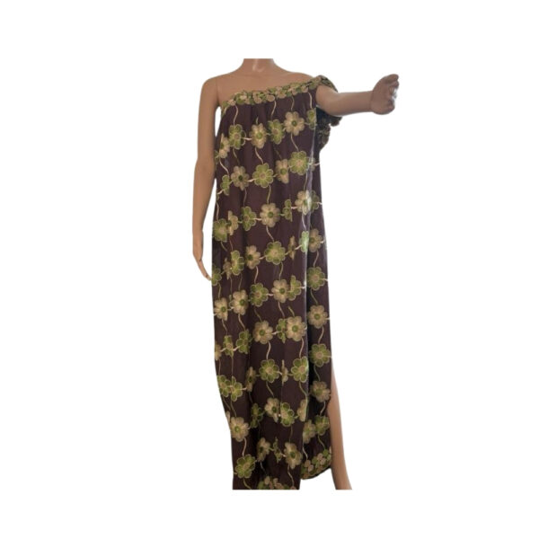 One-Shoulder Full Side Lace Gown