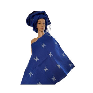 Blue Aso-Oke