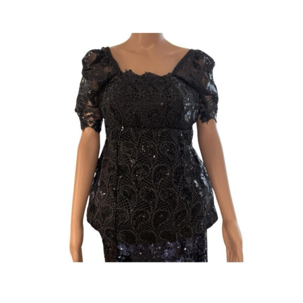 Black Lace Blouse