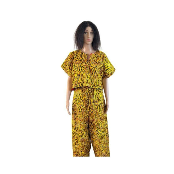 Palazzo Trouser With a Crop Blouse