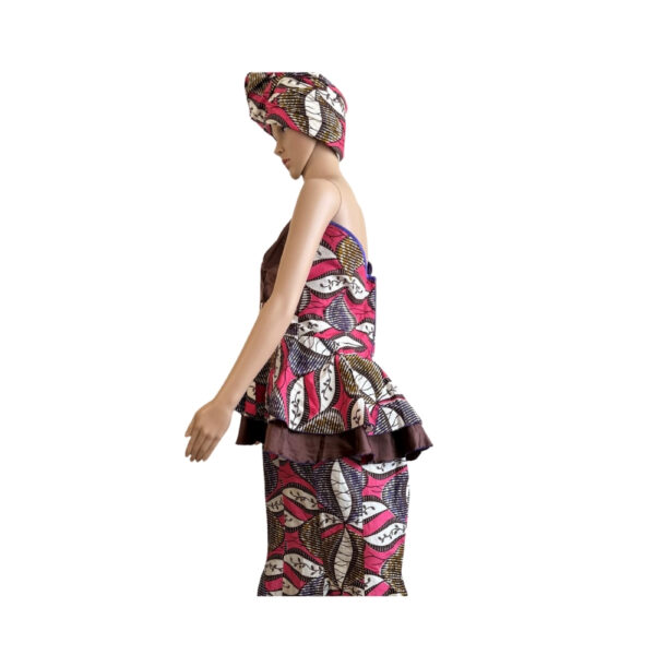 Long skirt & Peplum Top - Image 2