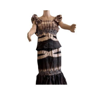 Brown Camilla Skirt & Blouse