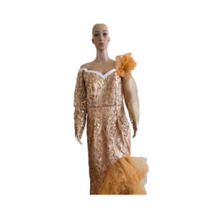 Brown Lace Gown