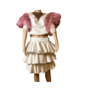 Cropped Top Gown