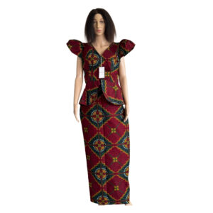 Long Skirt and Blouse