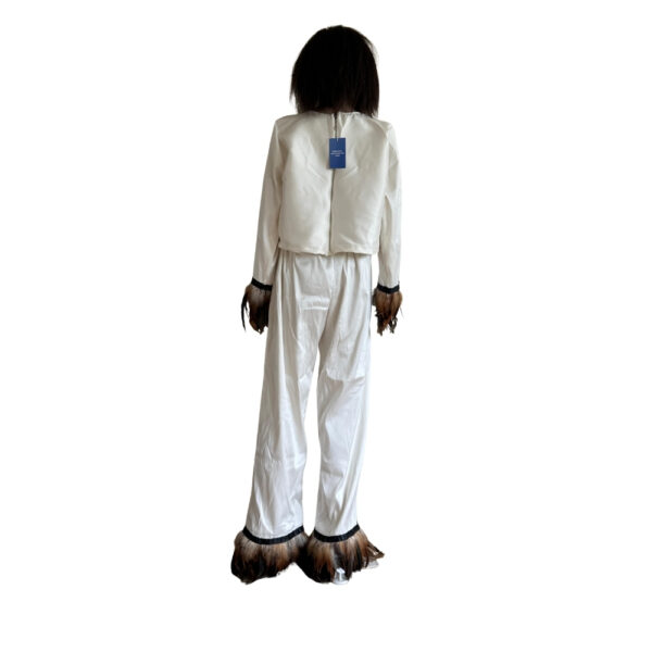 Wide Leg Trouser and Midi Crop Blouse - Image 2