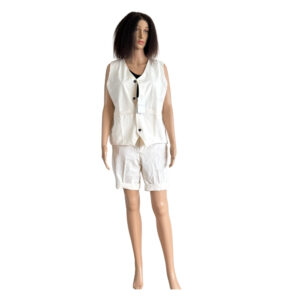 Cream Colour Shorts and Blazer