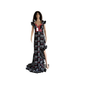 Elegant Long Party Dress with Side Split