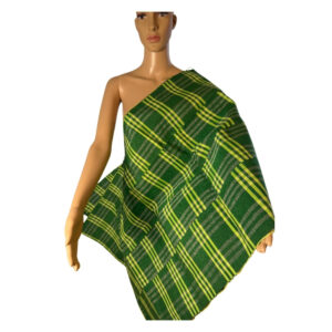 Green Aso-oké (head tie)