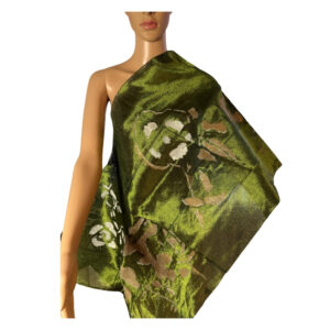 Green Aso-oké (head tie)