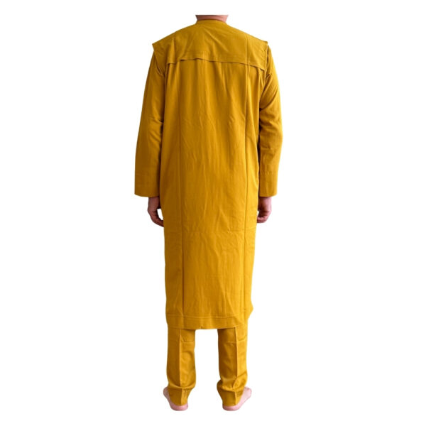 Yellow 3-Set Senator Suit with Jalabiya - Image 2
