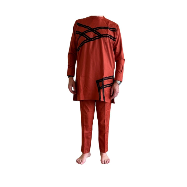 Orange Set Senator Suit