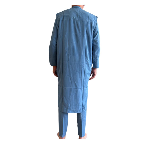 Light Blue 3-Set Senator Suit Jalabiya - Image 2