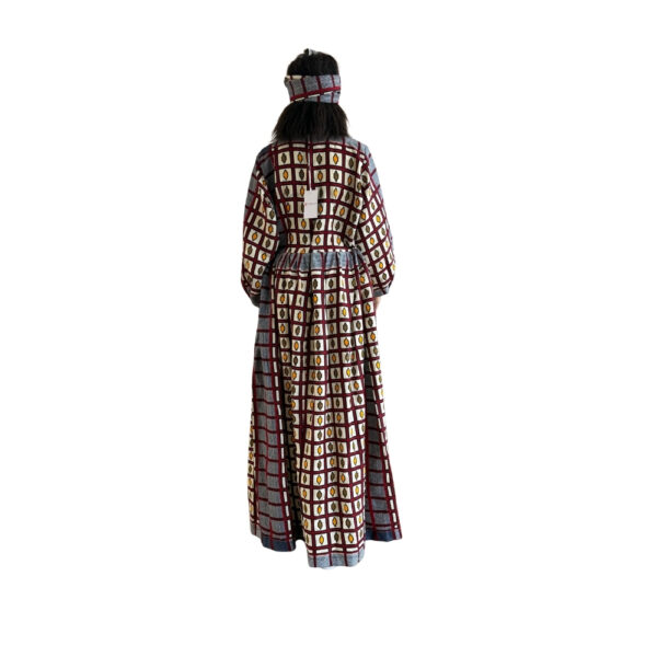 Long Gown with Head Tie - Image 2