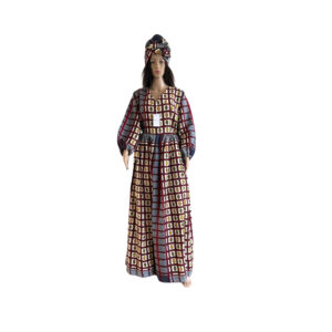 Long Gown with Head Tie