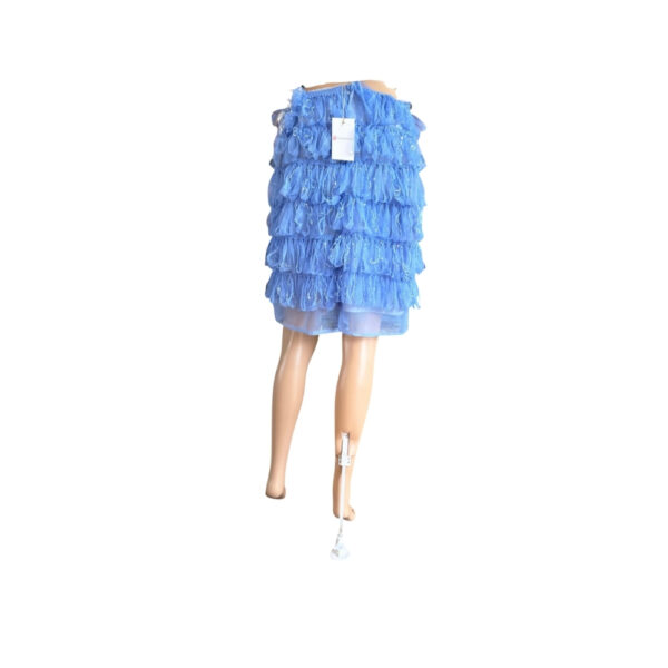 Blue Elegant Party Skirt - Image 2